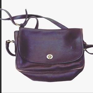 Vintage Coach City Bag Broken In